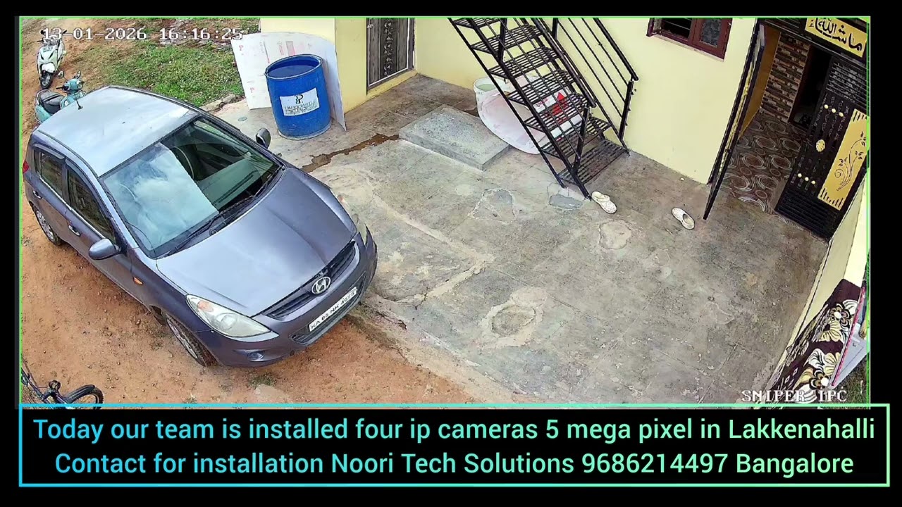 Lakkenahalli - 5mp IP Camera - 4nos - Sniper Brand - Noori Tech Solutions