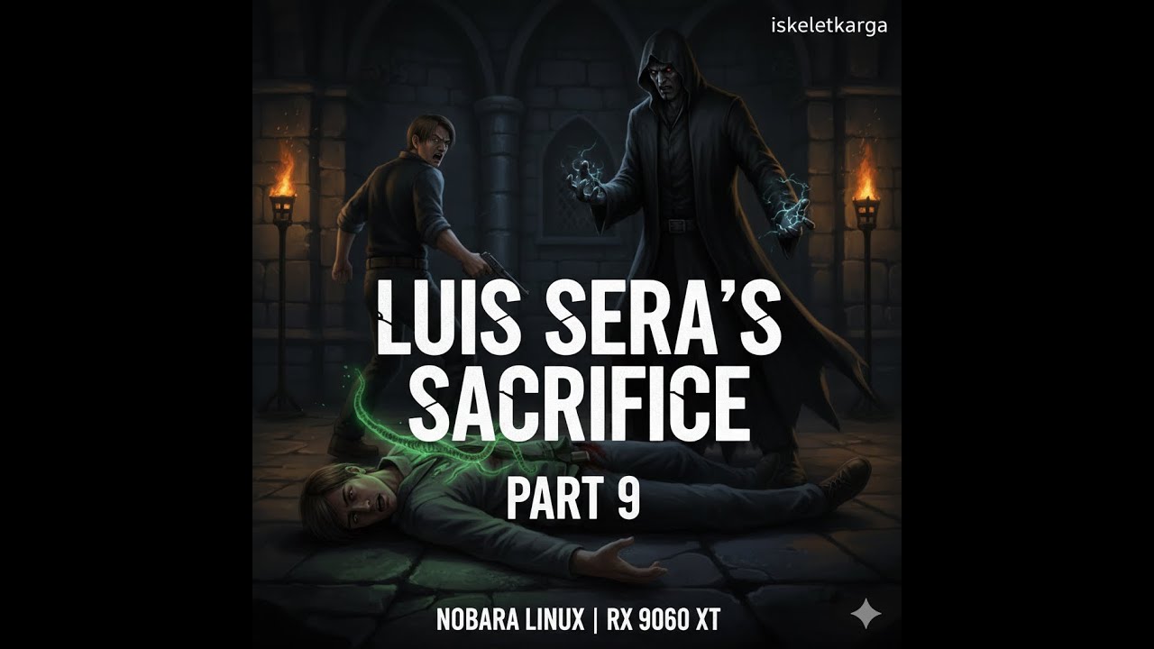 RE4 (2005) Part 9 | Luis Sera's Fate & Ashley Escape | No Commentary Nobara Linux