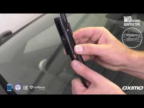 Як встановити щітки OXIMO — тип кріплення Top Lock