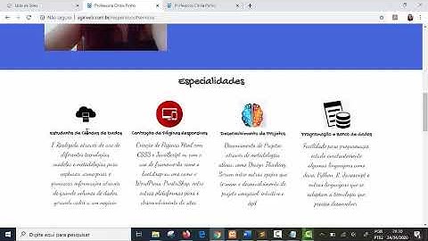 Criando um Site Responsivo apenas com HTML5 e CSS3. Criando Sessão Especialidades(html) - Parte 10