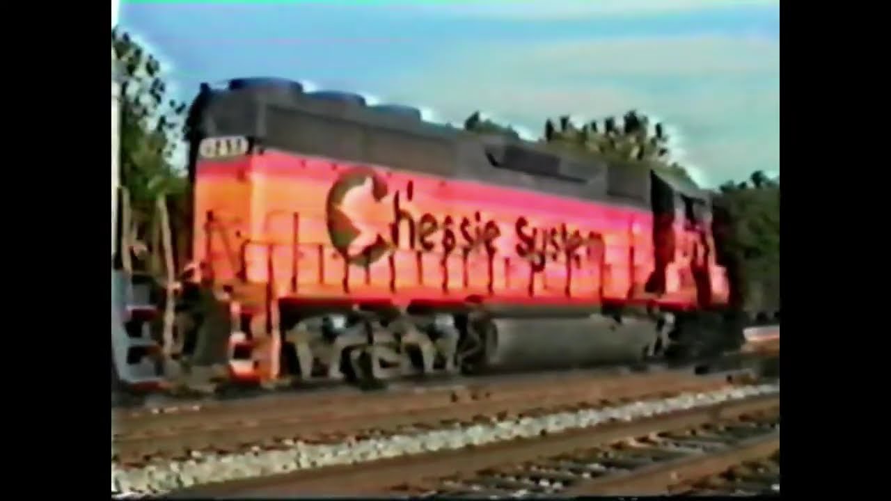 Foamers on the CSX - Connellsville Pennsylvania (Filmed by Bob Sechler) 1989