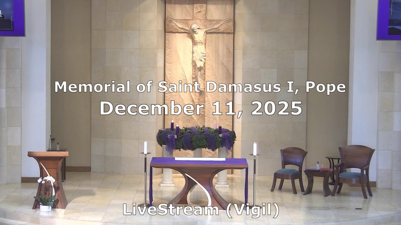 Thursday: Memorial of Saint Damasus I, Pope