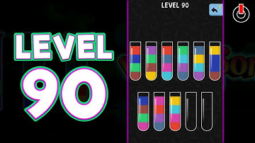Water Color Sort Level 90 Solution