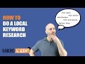 How to do keyword research for a local business