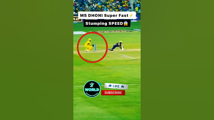 MS Dhoni SuperMan Speed Stumping 0.2 seconds CSK Thala #shorts #cricket #msdhoni #chennaisuperkings