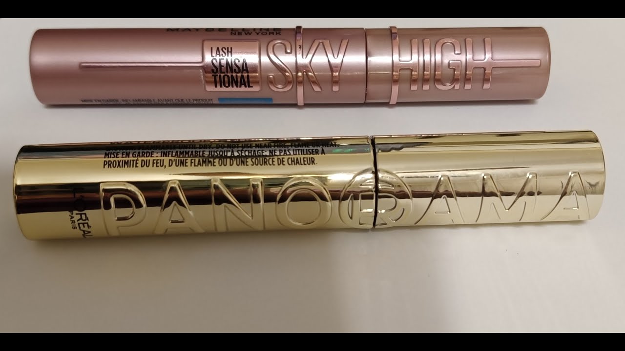 Comparación sin compasión: Máscaras para pestañas. Sky high Vs Panorama