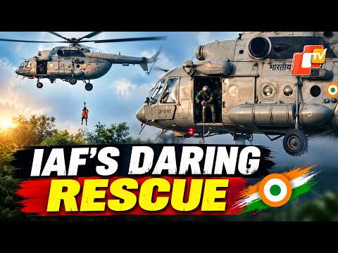 IAF’s Daring Rescue: 12 Civilians, Including Women & Children, Saved From Floodwaters