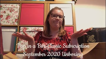 Pop in a Box Classic Subscription September 2020 Unboxing