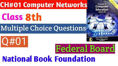 Class 8 Computer Science CH#01 Federal Board.