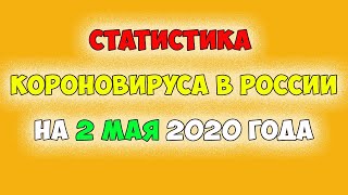 1222 человека УЖЕ умерло от КОРОНОВИРУСА Статистика в РОССИИ на 2 мая 2020 года