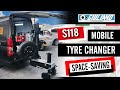 Tire changer for mobile tire service  s118 giuliano automotive