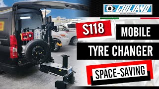 Tire changer for mobile tire service | S118 GIULIANO AUTOMOTIVE