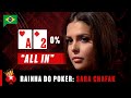 A BLEFADORA MAIS DESTEMIDA DO POKER: Sara Chafak ♠️ Rainhas do Poker ♠️ PokerStars Brasil