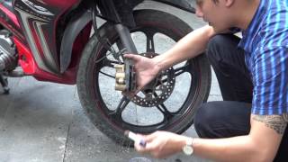 Xe.Tinhte.vn - Hướng dẫn vệ sinh thắng đĩa xe máy