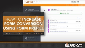 How to increase conversion using form prefill