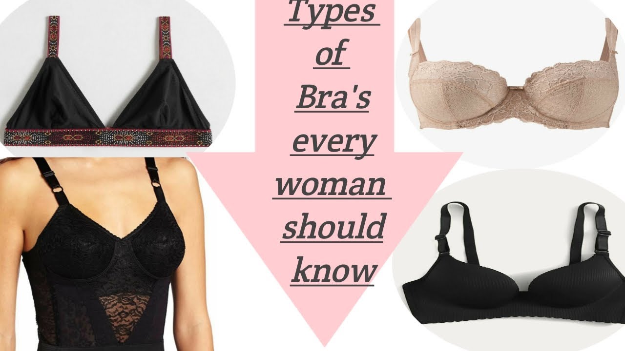 7 types of Bra's with names that every woman should know 