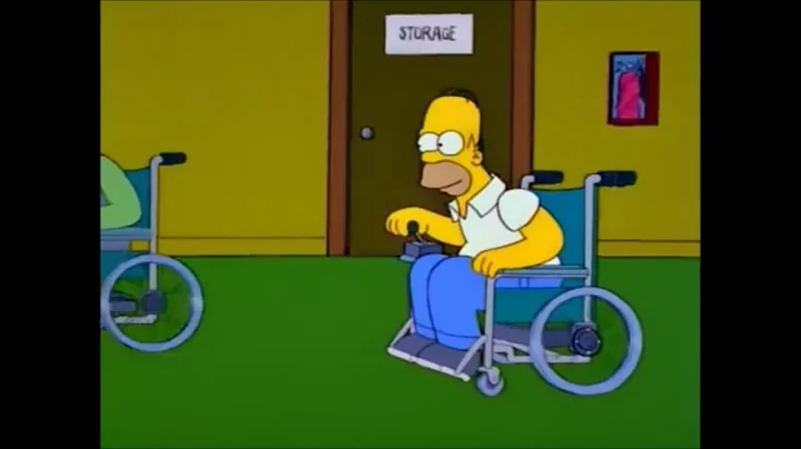 Homer Simpson lives at the Retirement Home