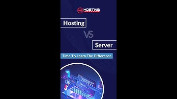 Hosting vs  Server Time to Learn the Difference | Hosting vs  Server | Difference | HostingSeekers