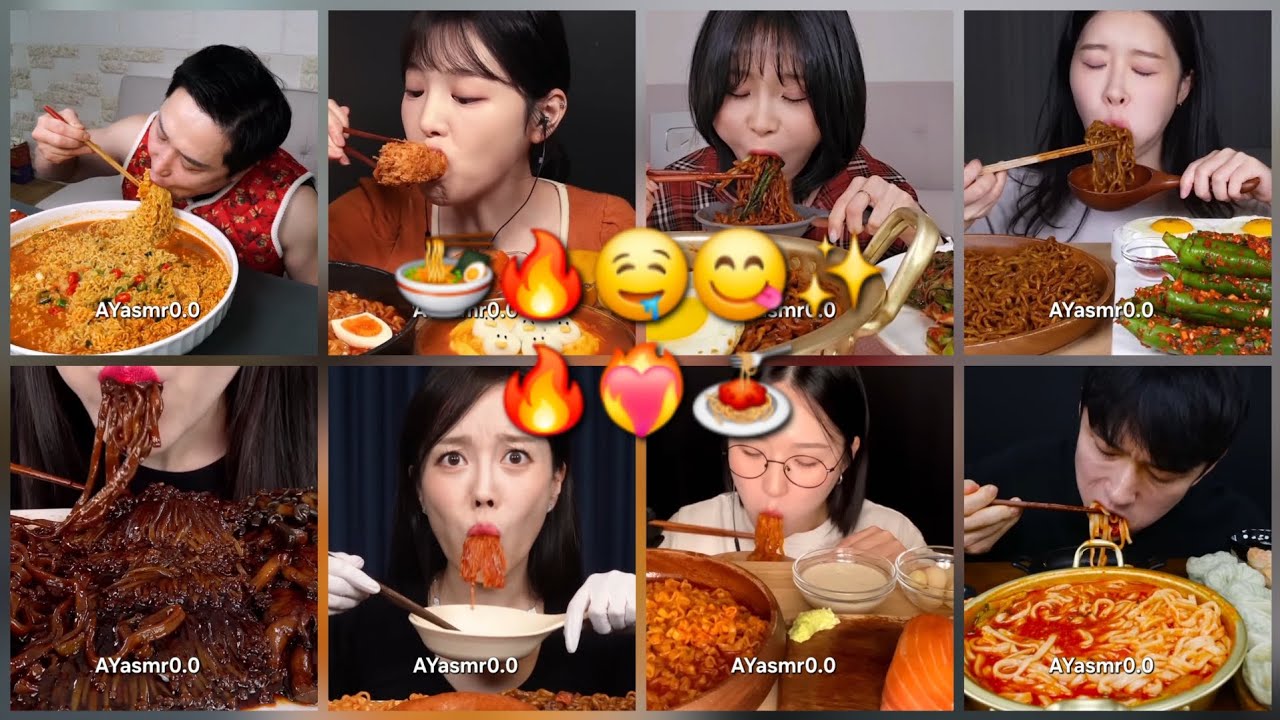 The Most Satisfying (and Spicy) Ramen Compilation Ever 🌶️ ❤️‍🔥🔥🥵 (NO TALKİNG)