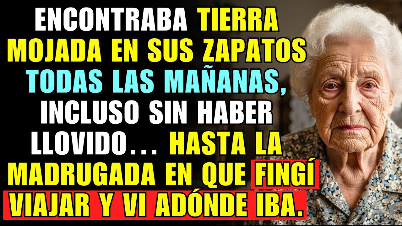 ENCONTRABA TIERRA MOJADA EN SUS ZAPATOS TODAS LAS MAÑANAS, INCLUSO SIN HABER LLOVIDO. HASTA LA...