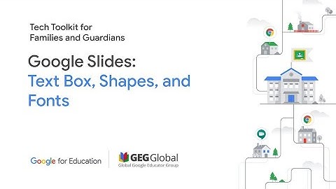 Google Slides: Text box, Shapes, and Fonts