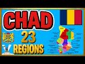 Chad Map Explained 🇹🇩 | 23 Regions of Chad