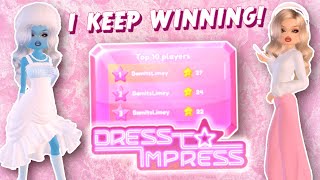 I Can't Stop Winning Games in Dress To Impress