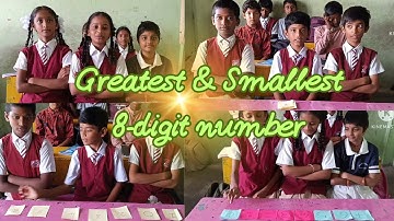Greatest & Smallest 8-Digit Number | Fun Math Activity for Kids