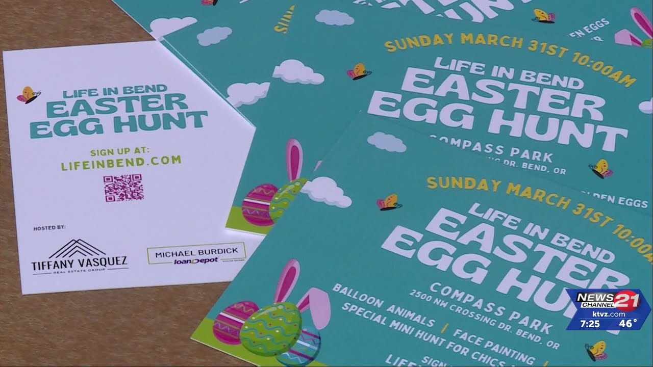 Easter Egg Hunt returns to Bend's Compass Park - YouTube
