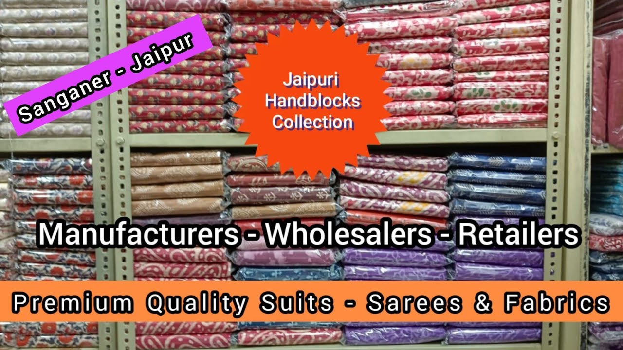 😍 Premium Quality Handblocks 60-60 Cotton Suits - Jaipuri Sarees - Fabrics😍 