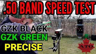 .50 band speed test #Precise, #GZKBLACK, #GZKGREEN