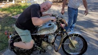 Junked Yamaha CS3 RD 200 2-Stroke. Will it run?