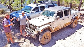Toyota Owner Drives My JEEP GLADIATOR Offroad Honest