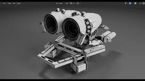 Making Sci-fi Space Device - Grid Modeler (blender addon)