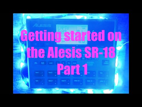 Getting started on the Alesis SR18 Tutorial Part 1 YouTube