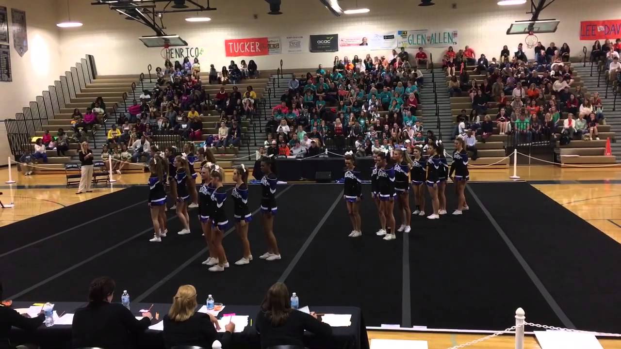 DRHS 1st Round Competition Cheer Conference Tournament 10/21/2015