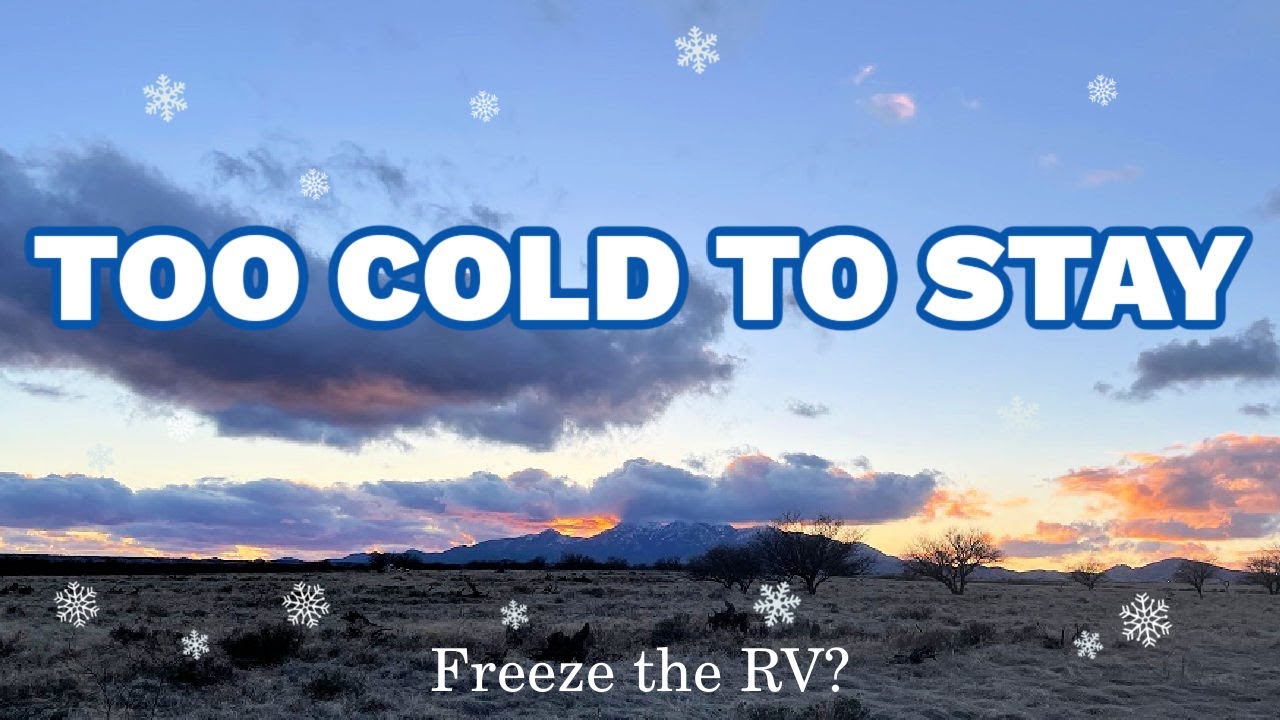 When the Cold Temps Threaten the RV // Woman Living Full Time in My RV