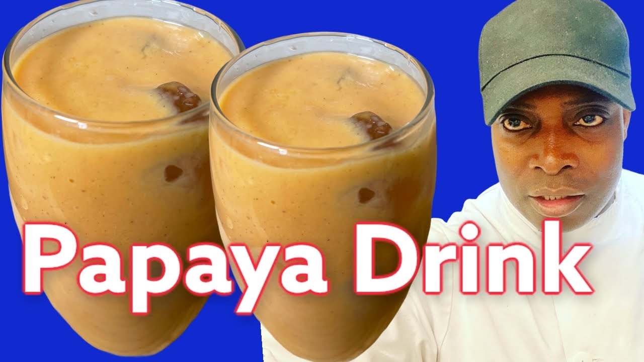 Jamaican Papaya Drink How Make papaya Drink ️ Chef Ricardo Cooking