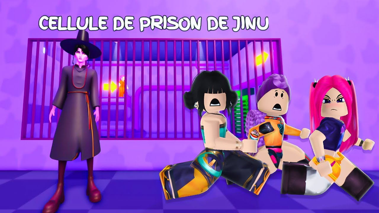 LES HUNTRIX S'ECHAPPENT DE LA NOUVELLE PRISON DE JINU, KPOP DEMON HUNTERS ROBLOX