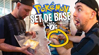 On ouvre et on grade en direct une display pokémon set de base édition 1 !! (c'est juste incroyable)