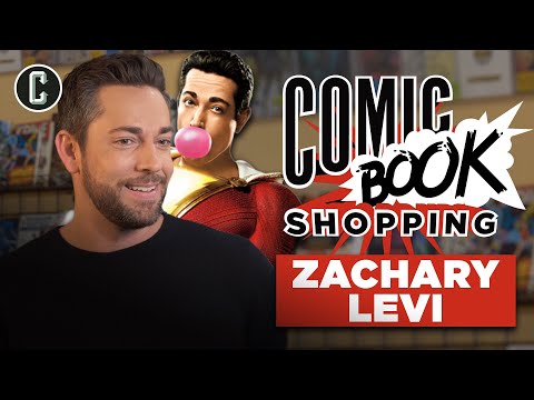 Shazam Star Zachary Levi Goes Comic Book Shopping