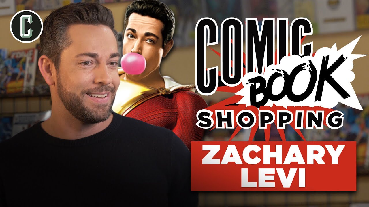 movie talking dog Shazam Star Zachary Levi Goes Comic Book Shopping
