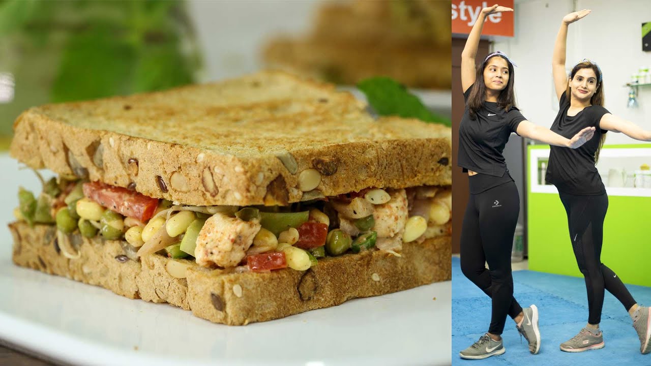 High Protein Veg Sandwich Recipe | Healthy Recipes By Chef Kanak | Kanak