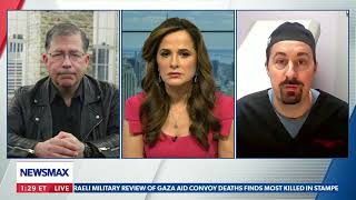 Dr. Greg Marchand - Newsmax Sunday Agenda March 3rd 2024 with Lidia Curanaj and Father Frank Pavone.