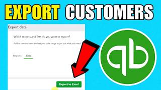 How To Export Customers From QuickBooks (2026) (Complete Guide) Profile