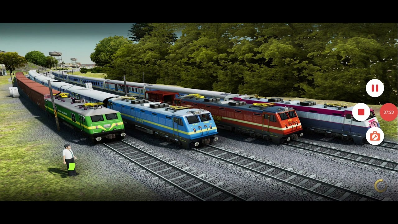 Indian train simulator game ratlam to delhi