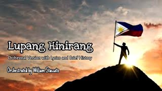 Lupang Hinirang - Philippine National Anthem (Orchestral Version) with Lyrics and Brief History screenshot 2