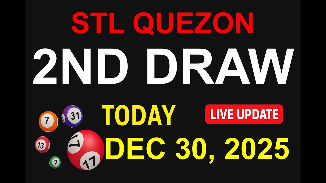 STL QUEZON 2ND DRAW - DEC 30, 2025 Results (LIVE UPDATE)