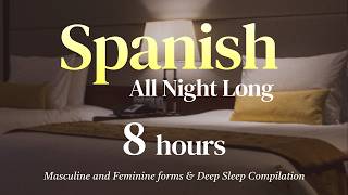 From 1 Word to Full Phrases: Complete Beginner Spanish Guide (8 Hours / Waves ASMR)
