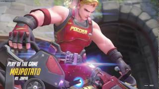 (Overwatch) SEXTUPLE kill (6) POTG as Zarya on Eichenwalde